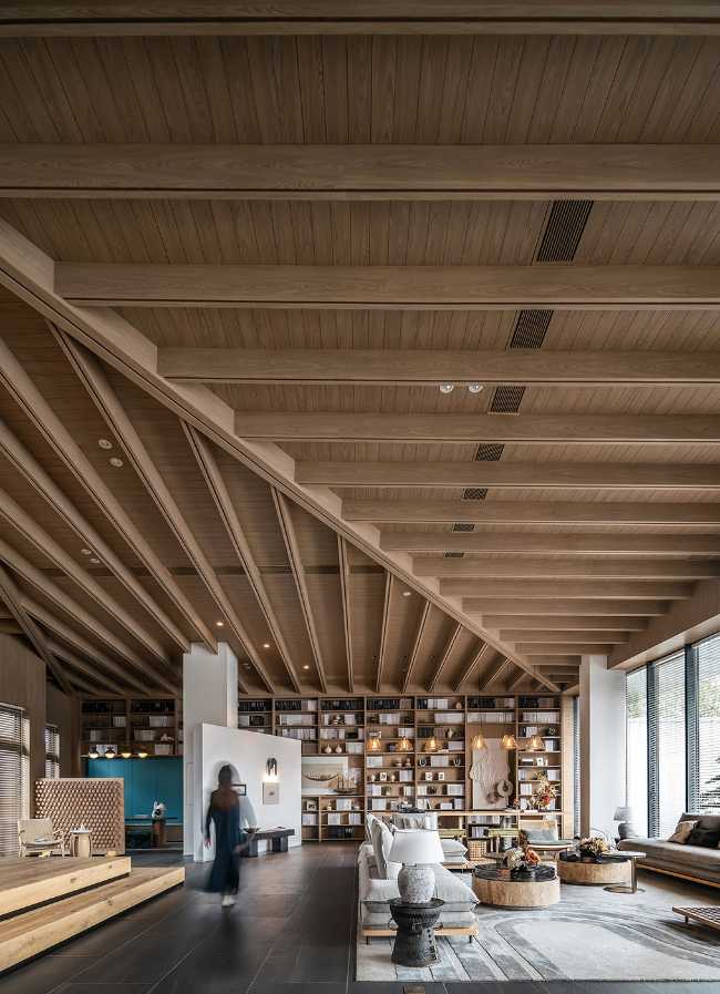 tetto legno travi