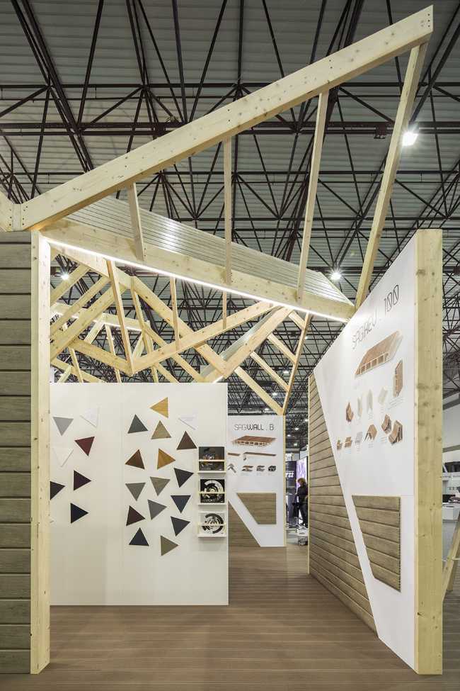 Stand promozionale in legno