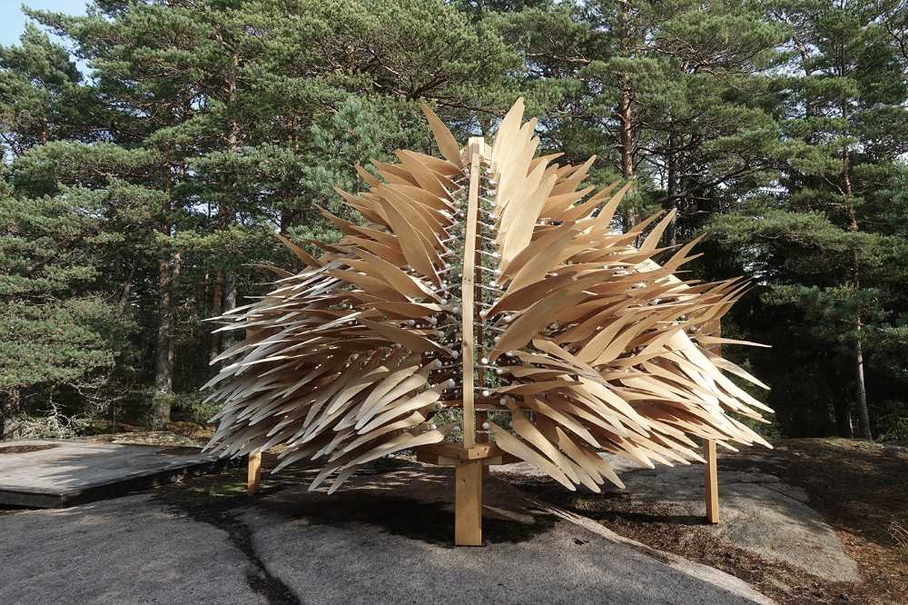 pavilion kinetic wood