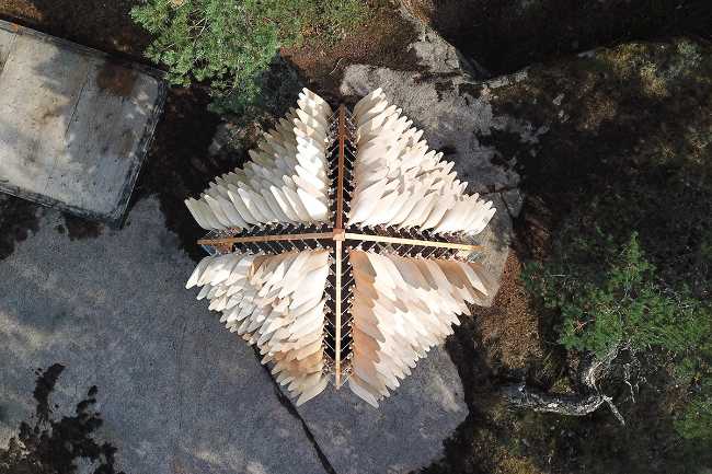 pavilion kinetic wood cover