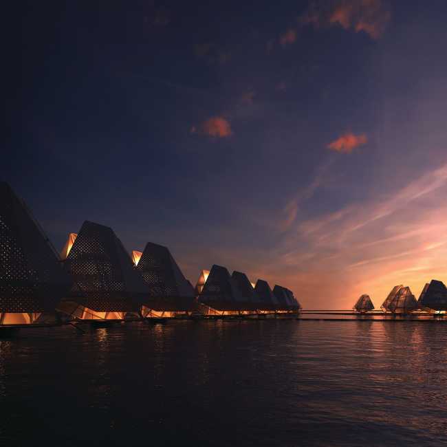 housing module palafitte technology energy sources tides solar panels