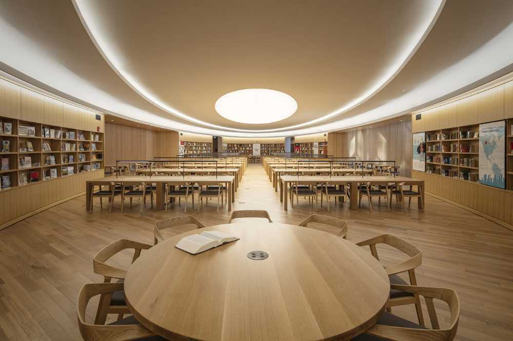 Facciata modulare biblioteca