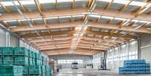 Azienda struttura in legno
