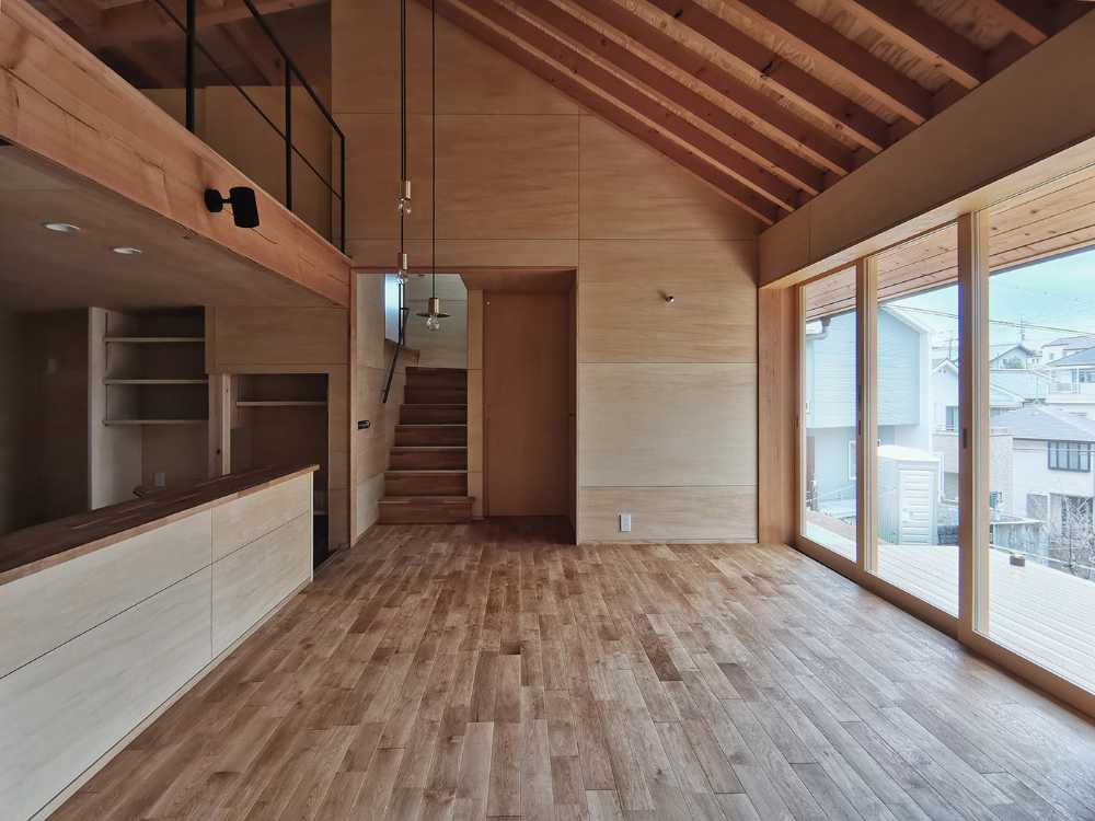 Casa en Higashi-Ikoma: elegante residencia de madera