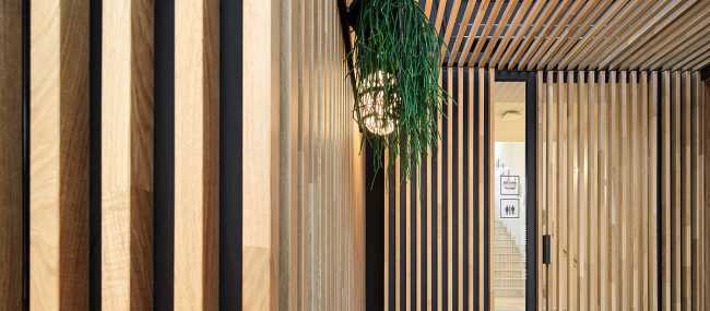 Detalles del apartamento de madera