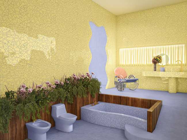 rocking chair bathroom