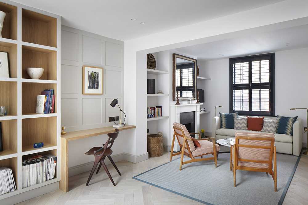 wooden table and chairs