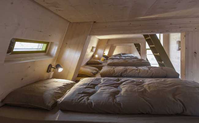 Dormitorio interior cabinas