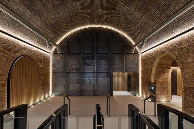 Entrance stone lighting