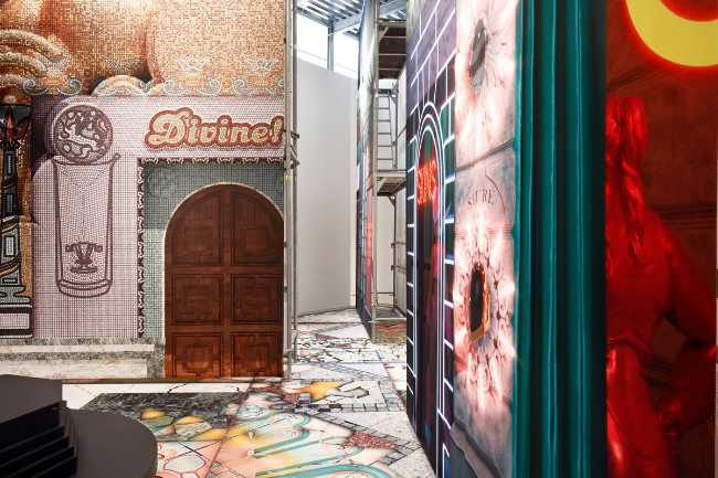 virtual floor and wall graphics