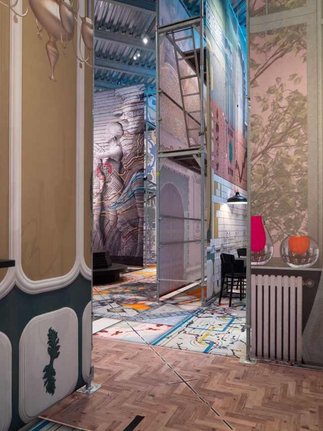 virtual floor and wall graphics