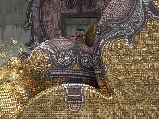 virtual setting gold mosaic