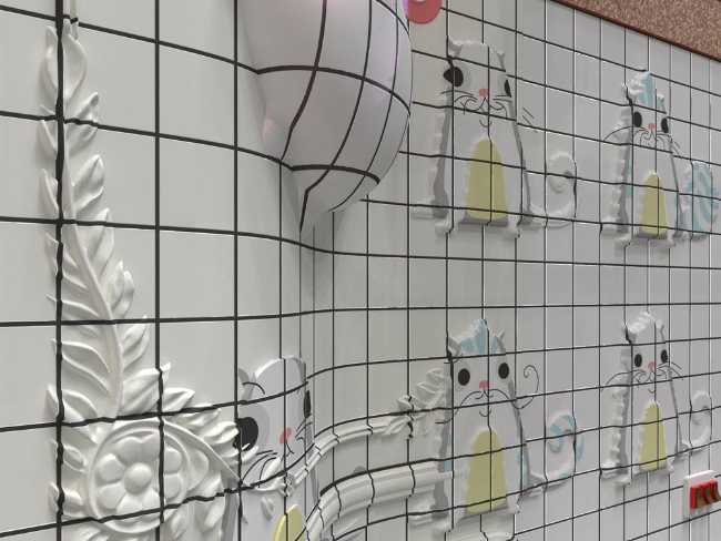 virtual tile display