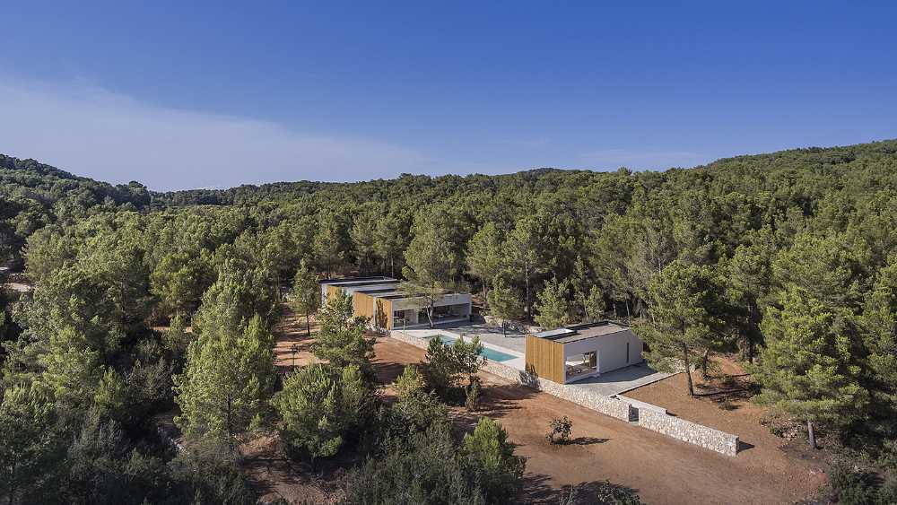 villa Ibiza piscine pinède