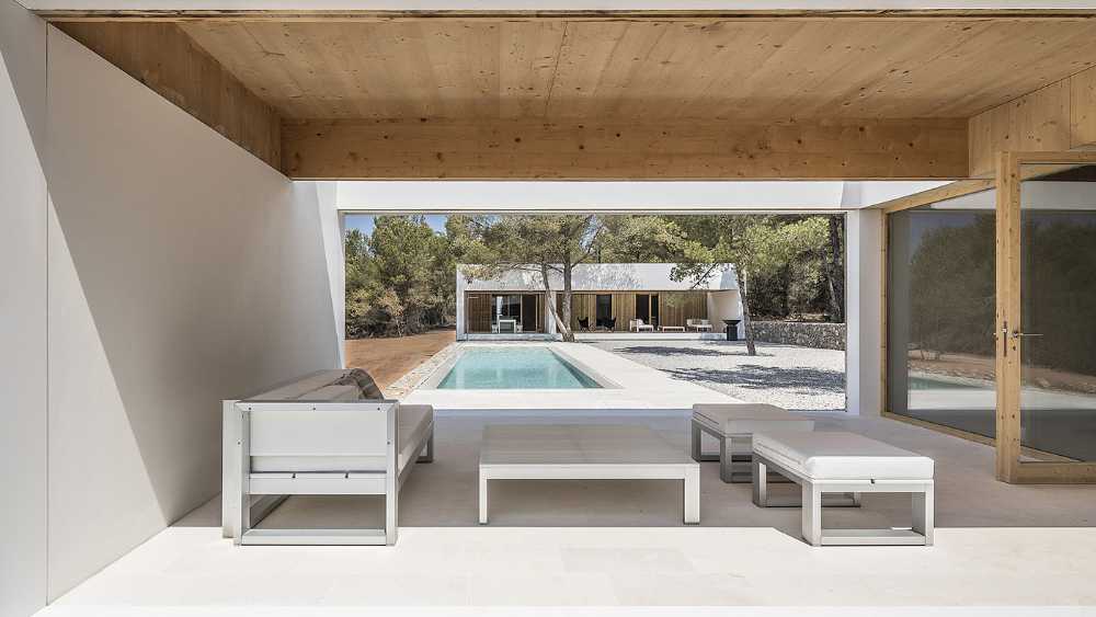 villa Ibiza piscine pinède