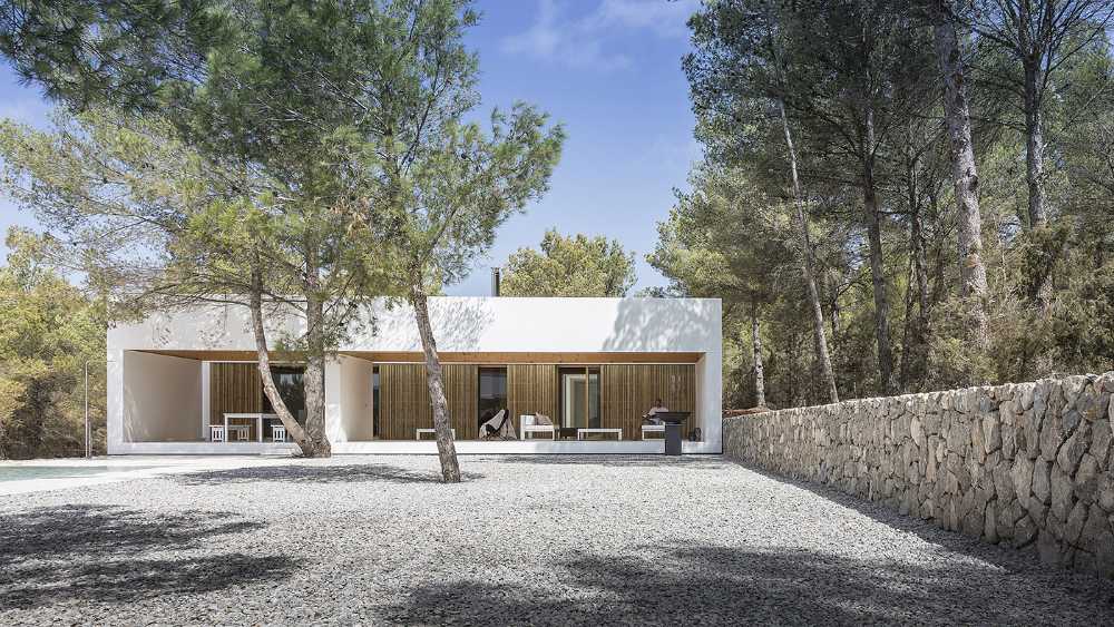 villa Ibiza piscine pinède