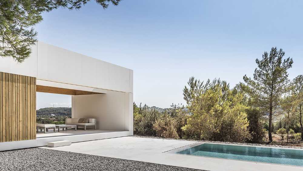 villa Ibiza piscine pinède