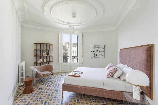 camera da letto decorazione soffitto