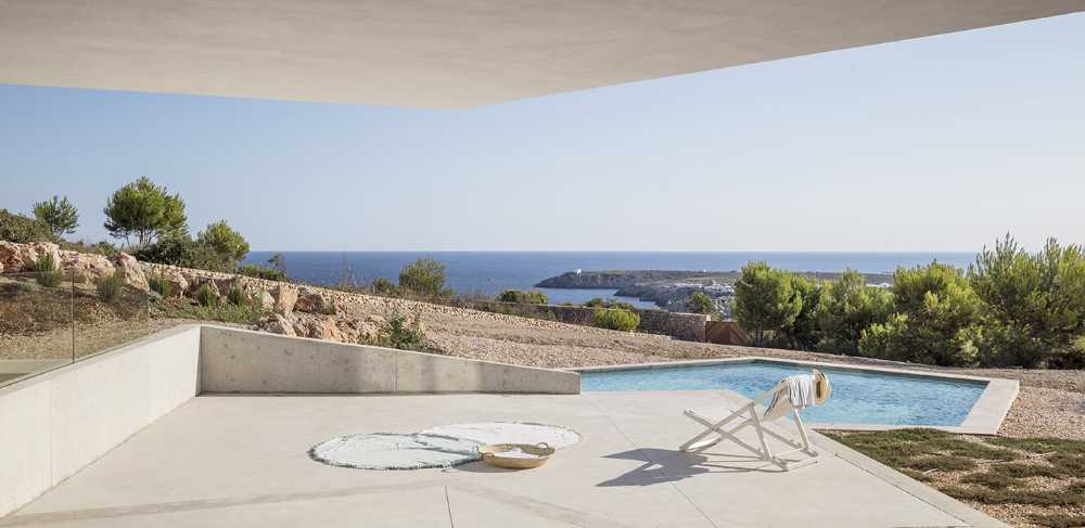 villa pool view geometry