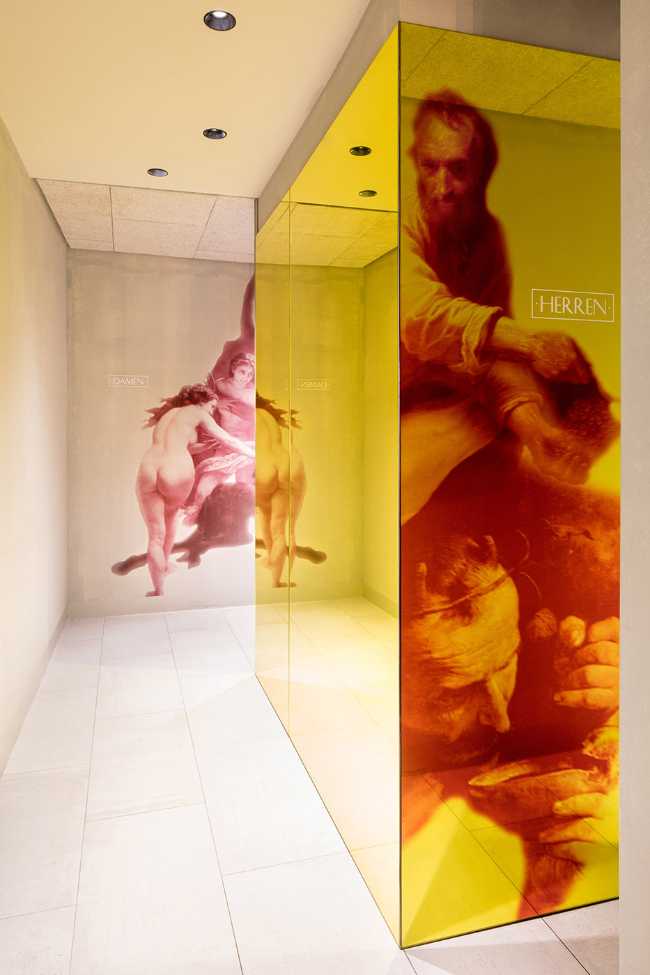 Interno ristorante affreschi rinascimentali e barocchi