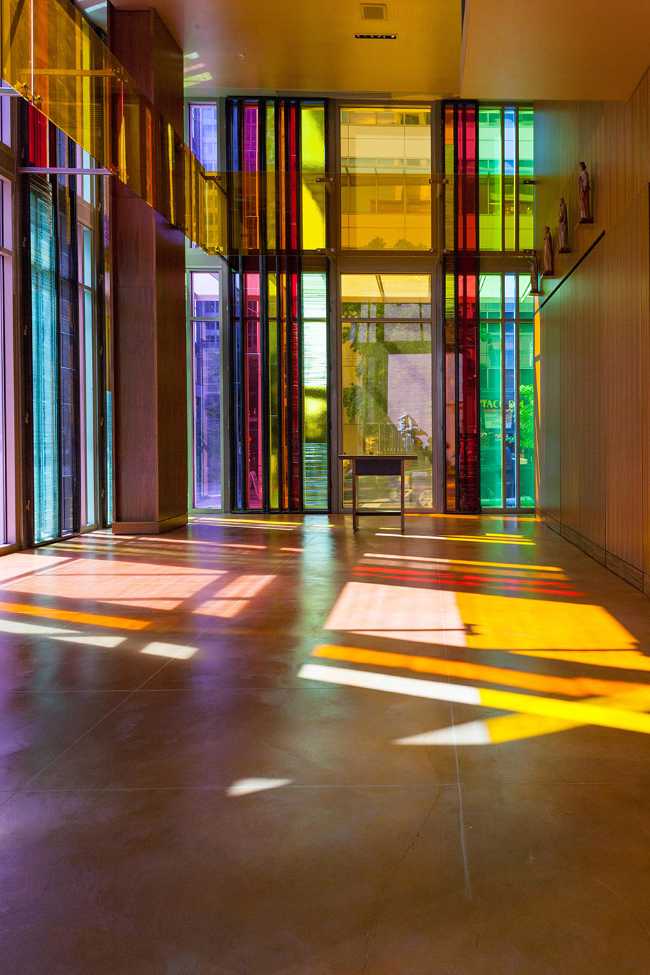 Glass colored artiginale