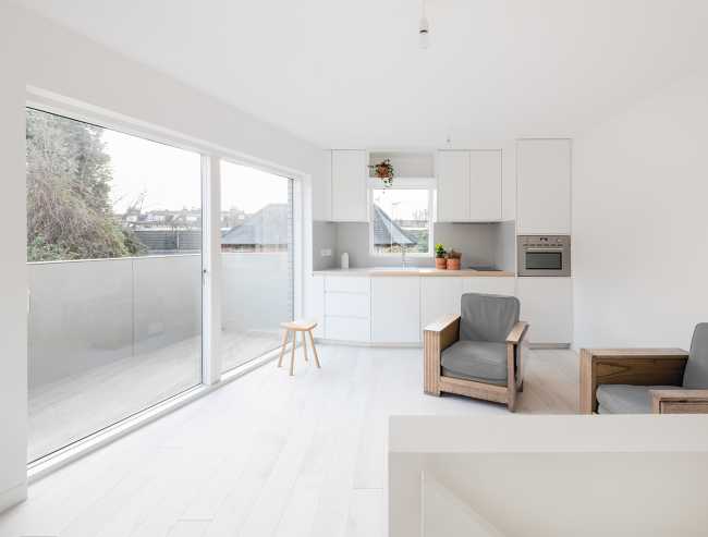 Interno appartamento bianco