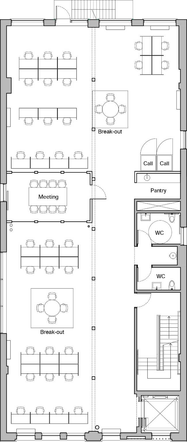 office new york open space floor plan open space