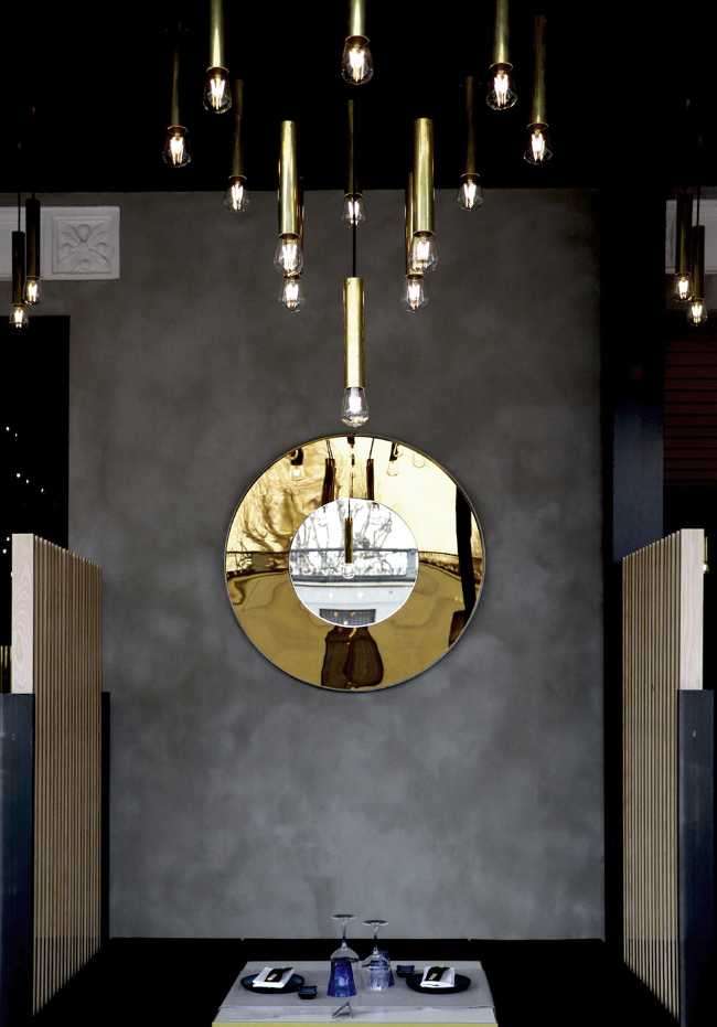 Ristorante Mura Milano pannelli acustici Celenit