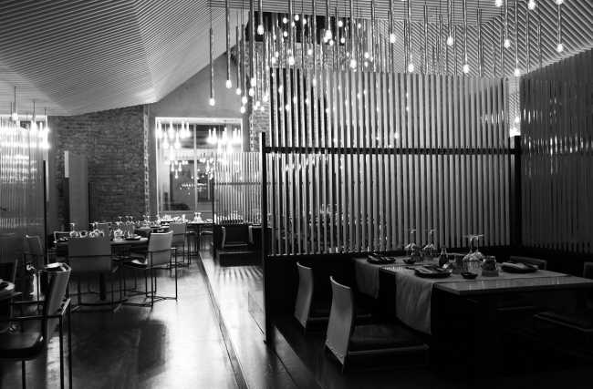 Ristorante Mura Milano pannelli acustici Celenit