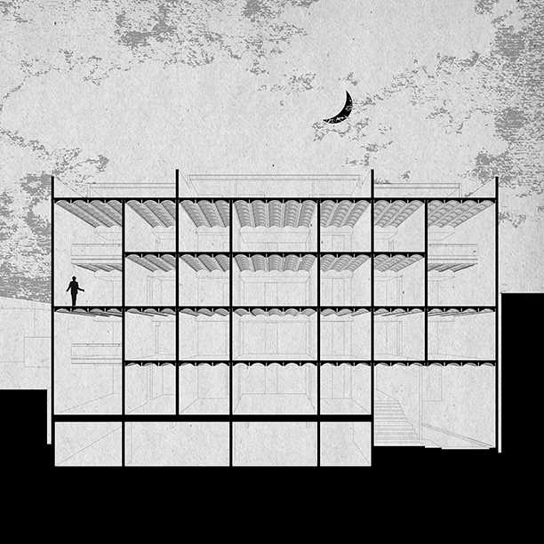 residential complex structure reinforced concrete section