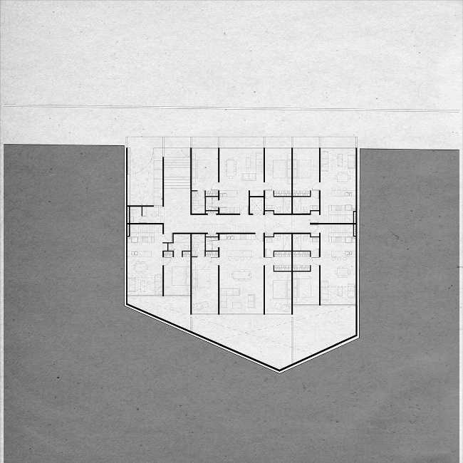 residential complex structure reinforced concrete floor plan