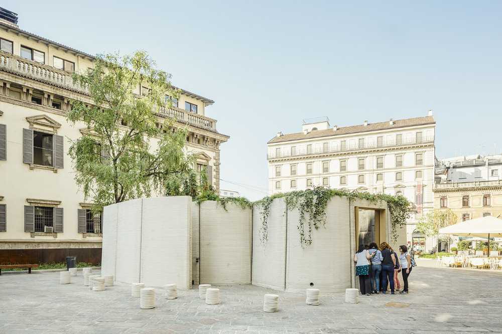 home printing 3D concrete roof garden