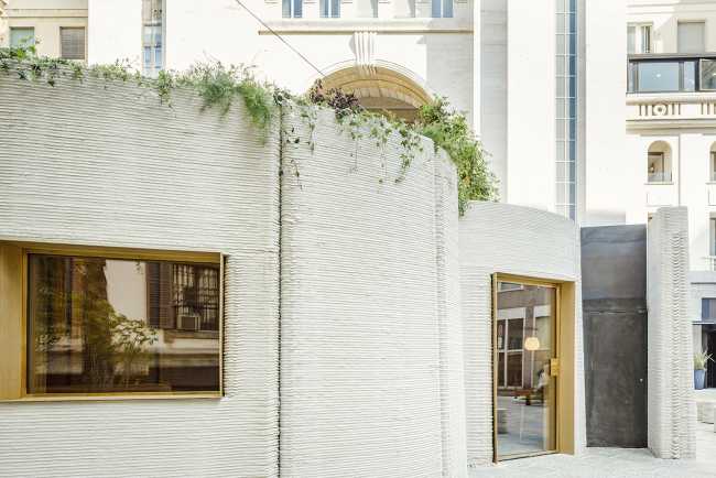 home printing 3D concrete roof garden