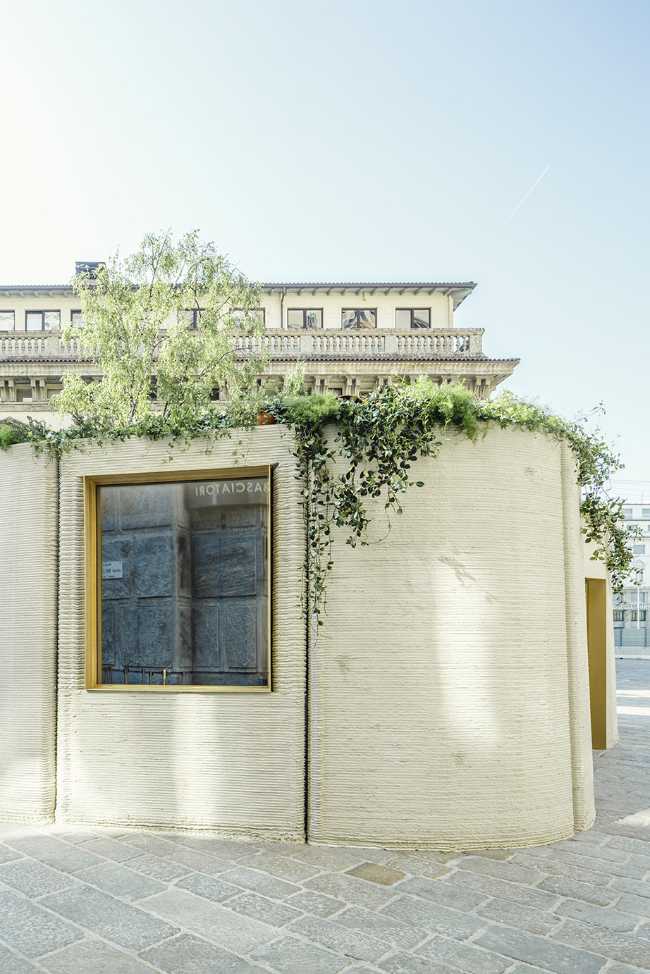 home printing 3D concrete roof garden