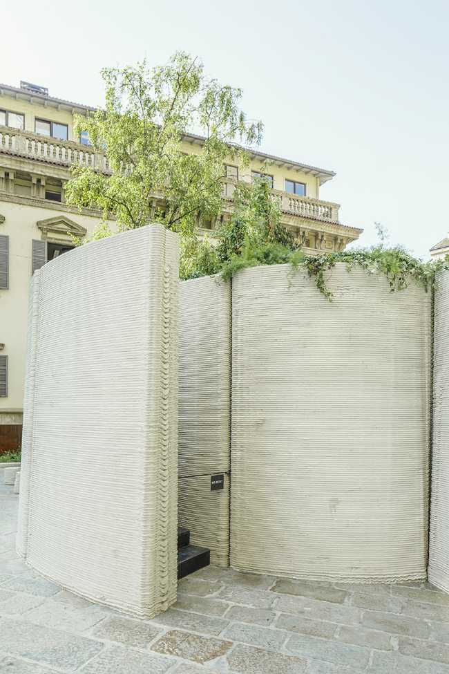 home printing 3D concrete roof garden