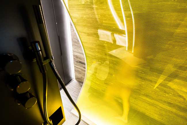 suite lusso hotel rivestimento doccia