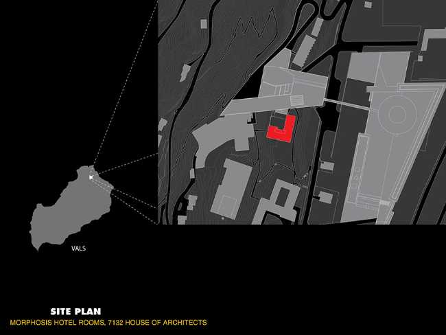 suite lusso hotel Vals Svizzera