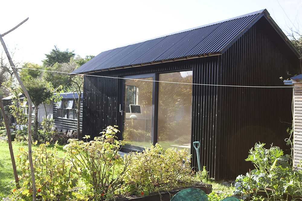Wooden shed