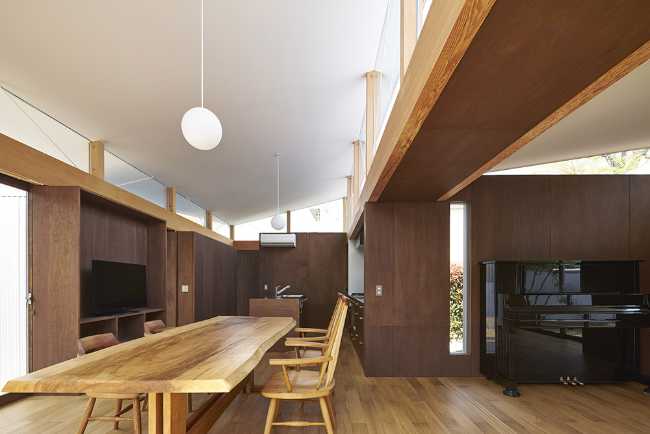 Interior wooden house