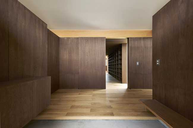 Interior wooden house
