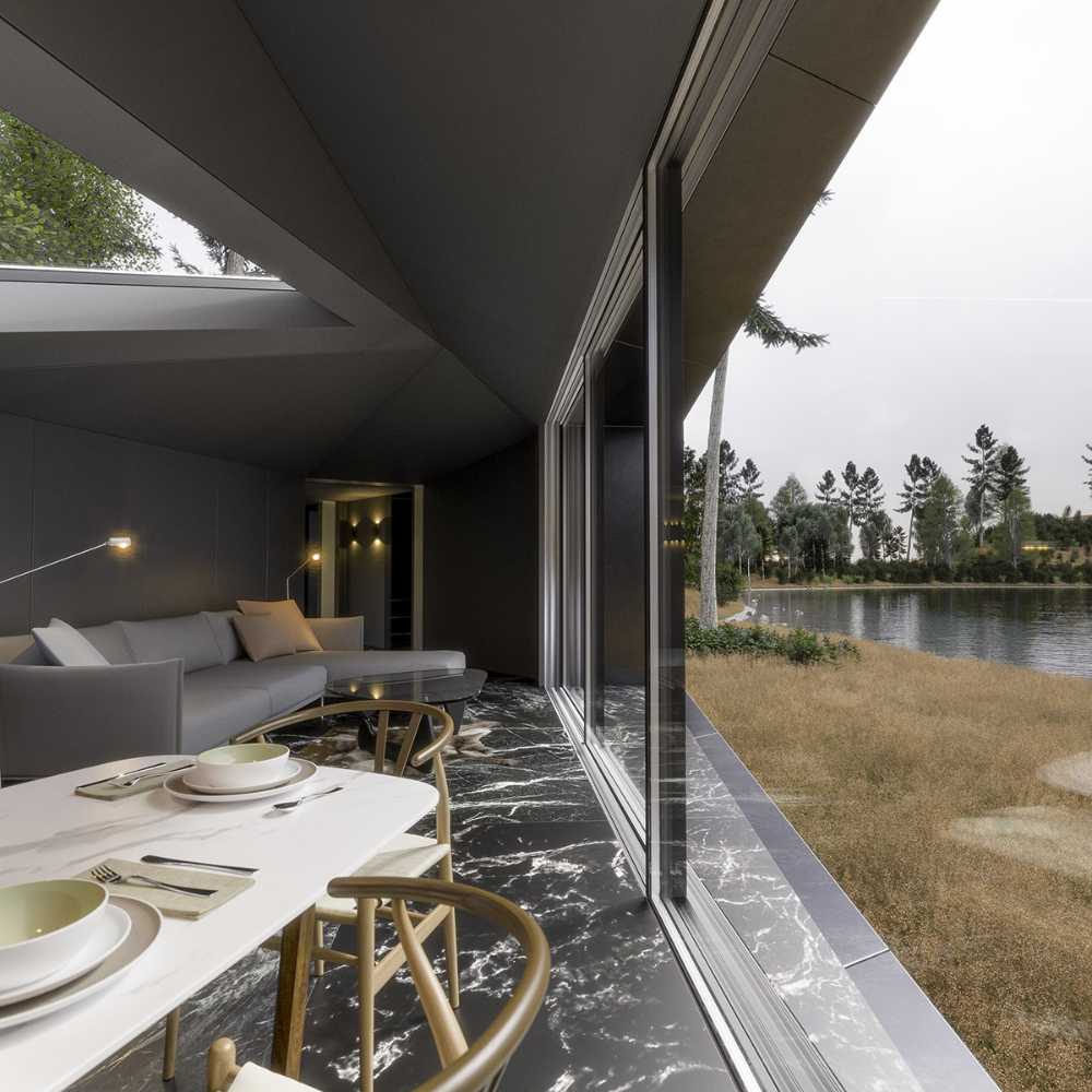 residence modules container assembly