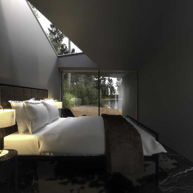 residence modules container glass assembly