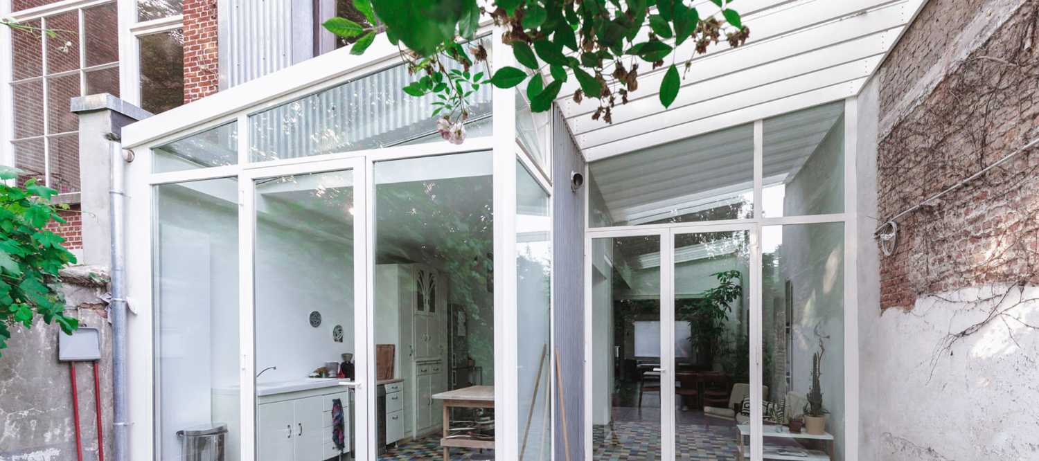 Abitazione con terrazza vetrata