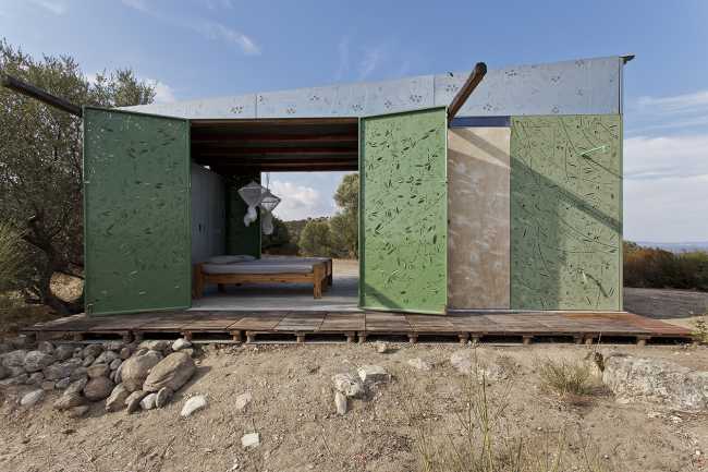 casa módulo de metal impreso CAD CAM cámara sombra