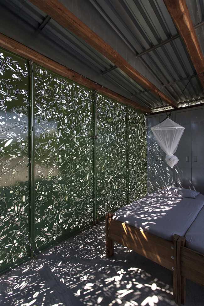 casa módulo de metal impreso CAD CAM cámara sombra