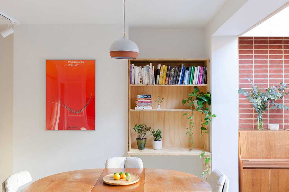 Interior in red brick