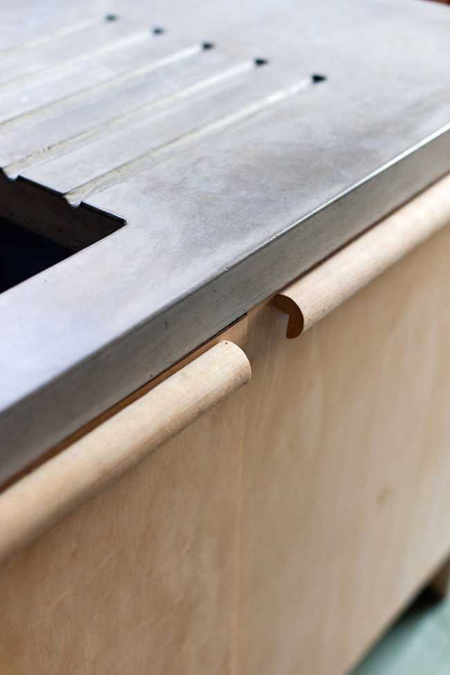 Detalle madera y metal