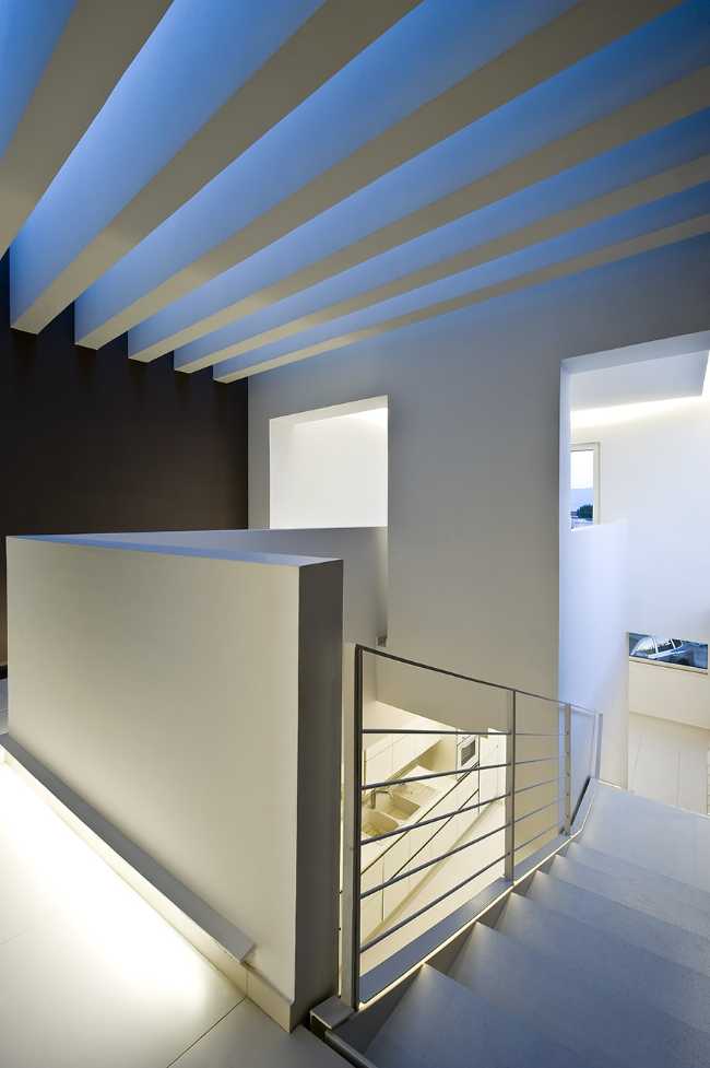 balcony access light rooms neon floor