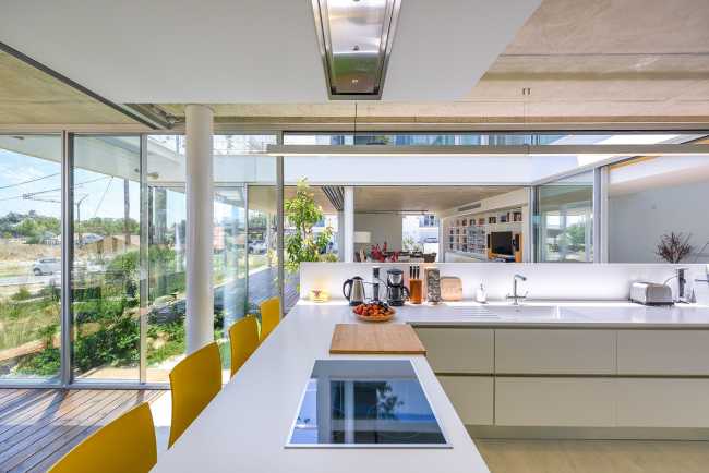 glazed garden kitchen