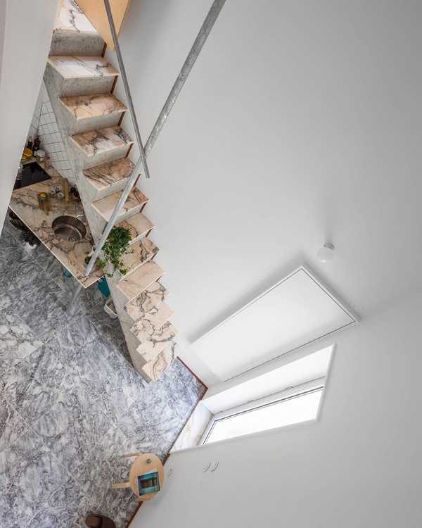 Interior with staircase